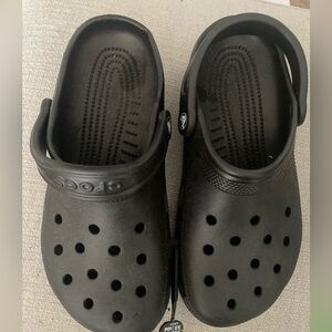 Croc Black Size 8 Women/6 Men